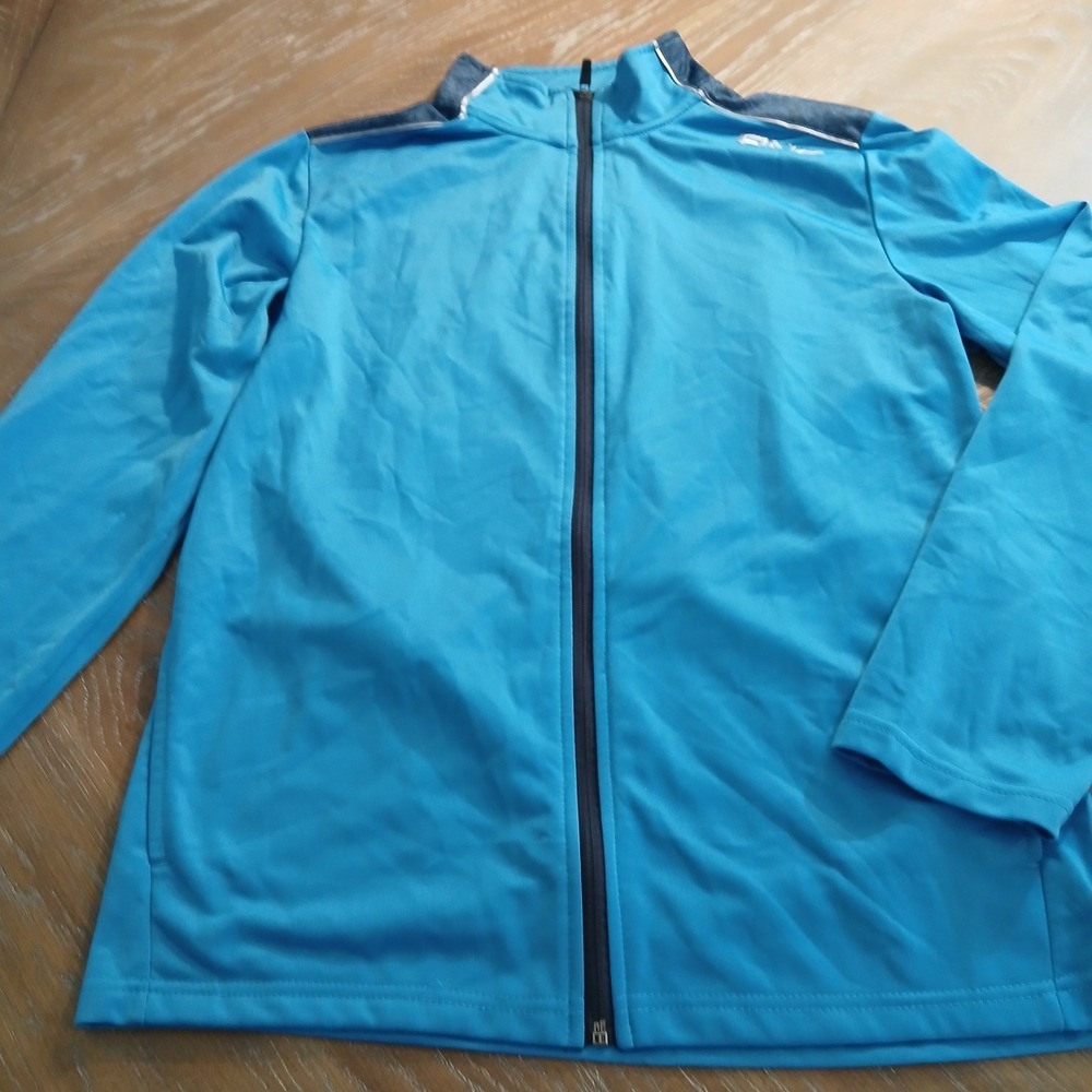 And1 Zip Up Men Sz S Blue Basketball Jacket Lightweight